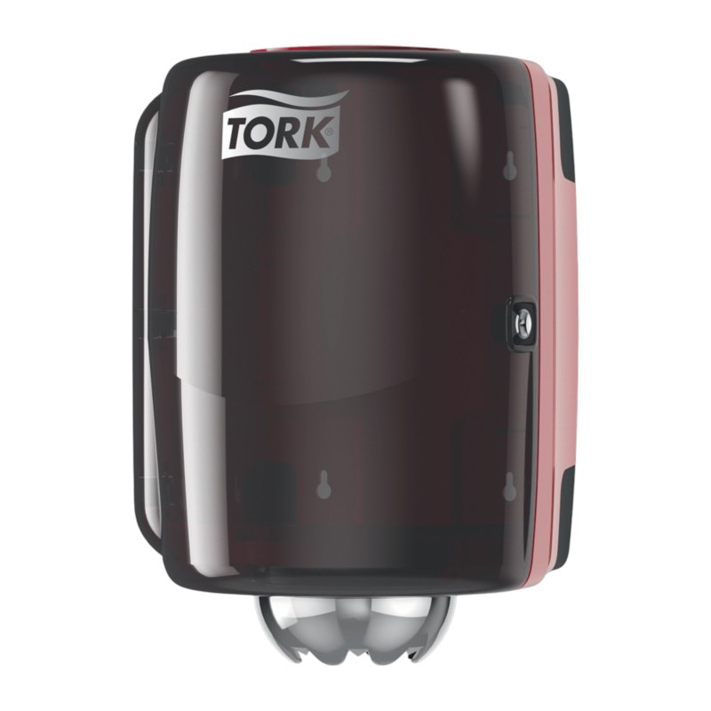 659008 - Tork® Center-Pull-Spender (großes Modell) - getönter und roter Kunststoff - M2)